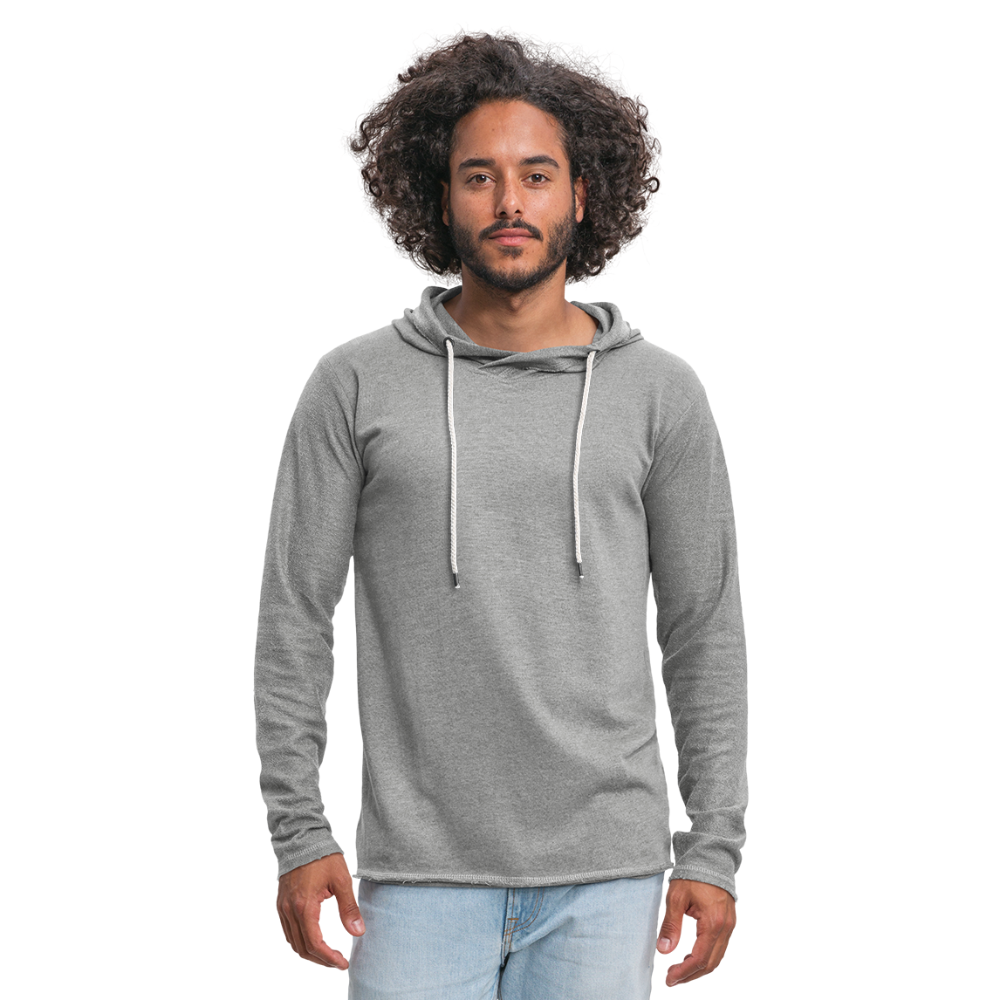 Unisex Lightweight Terry Hoodie - heather gray