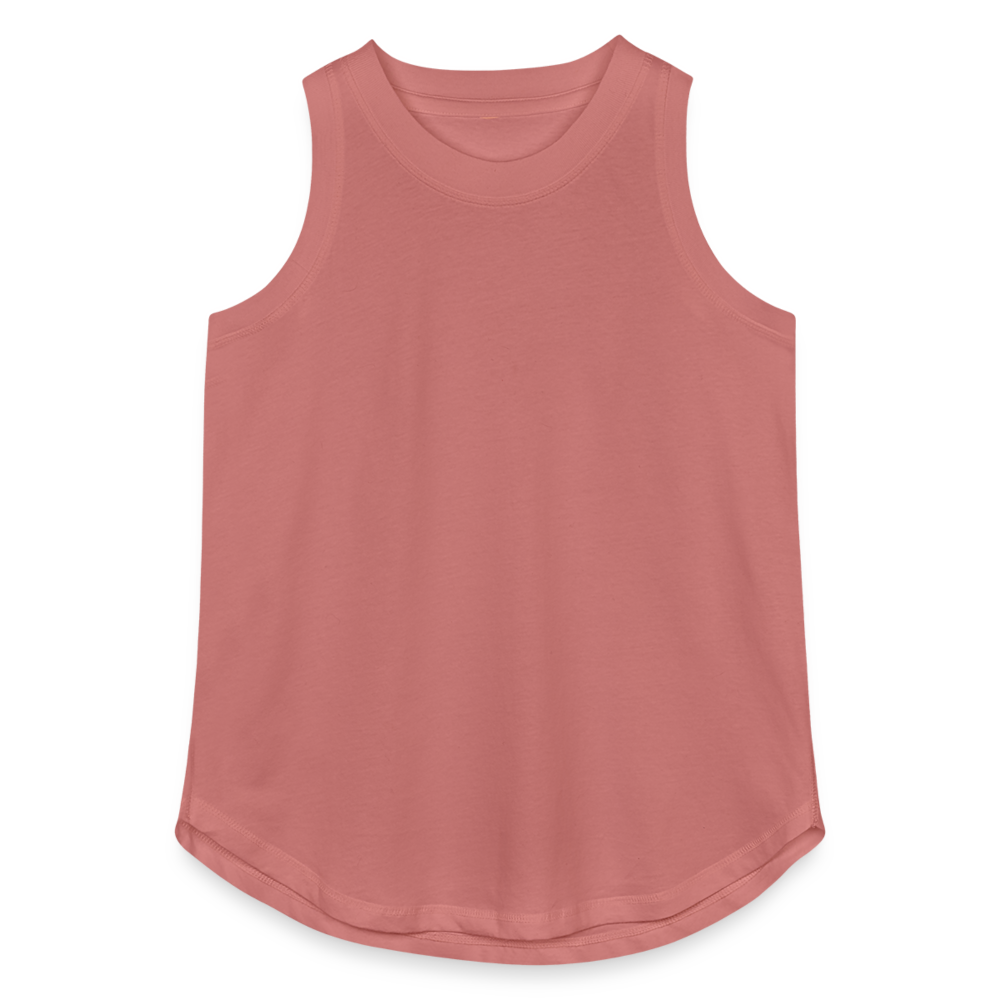 Women's Relaxed Tank Top - mauve