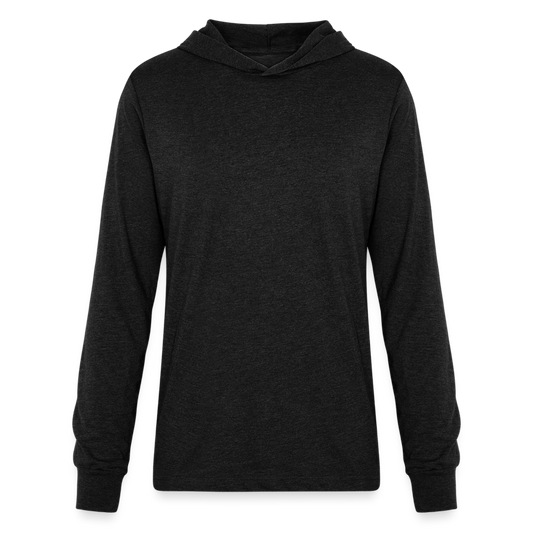 Unisex Long Sleeve Hoodie Shirt - heather black