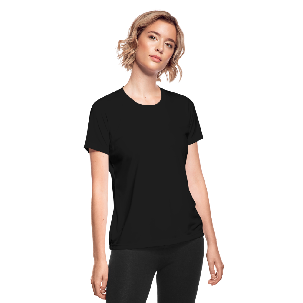 Women's Moisture Wicking Performance T-Shirt - black