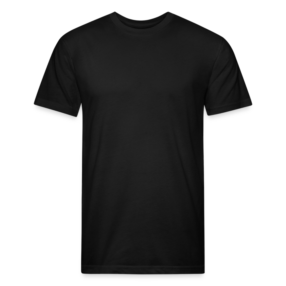 Fitted Cotton/Poly T-Shirt by Next Level - black