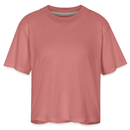 Women's Boxy Tee - mauve