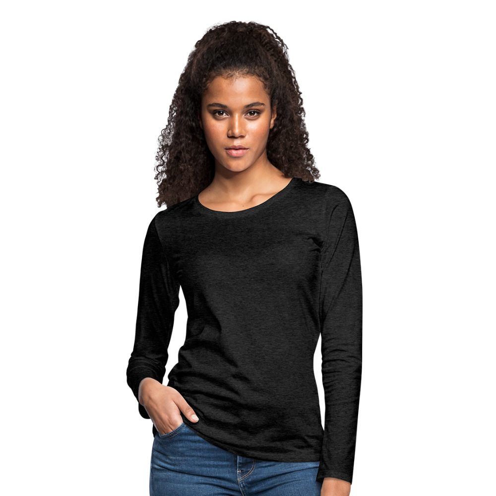 Women's Premium Long Sleeve T-Shirt - charcoal grey