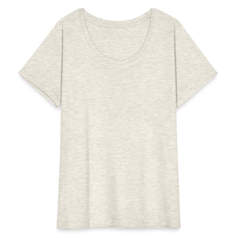 Women’s Curvy T-Shirt - heather oatmeal