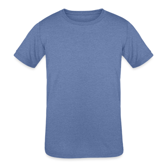 Kids' Tri-Blend T-Shirt - heather blue