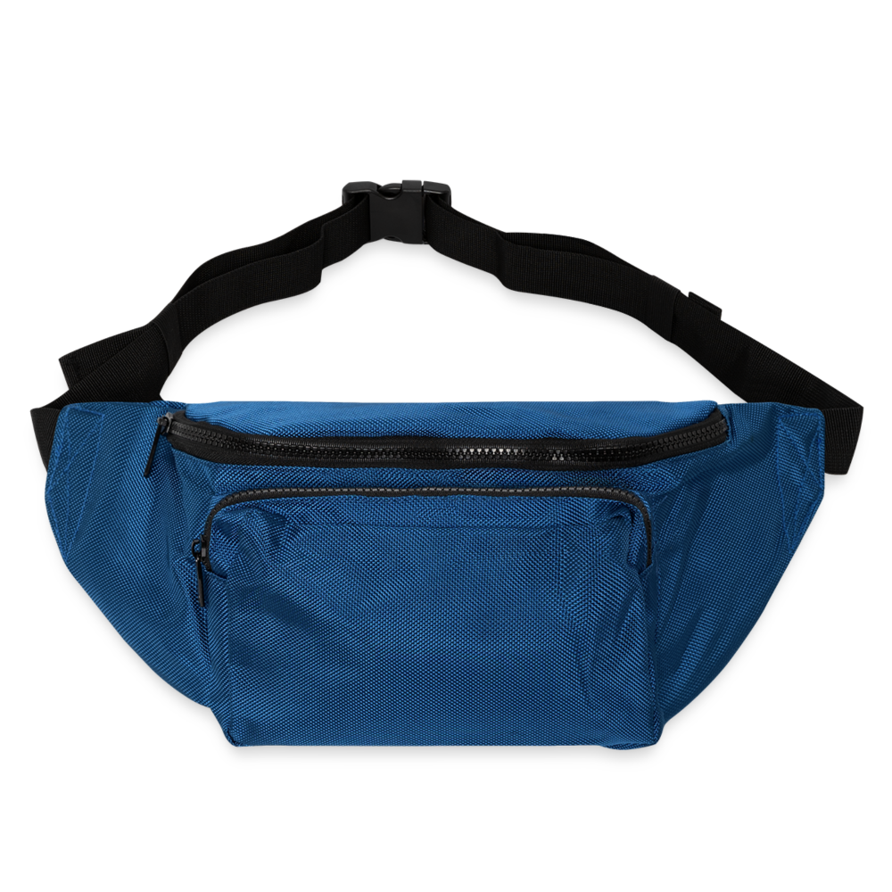 Large Crossbody Hip Bag - blue