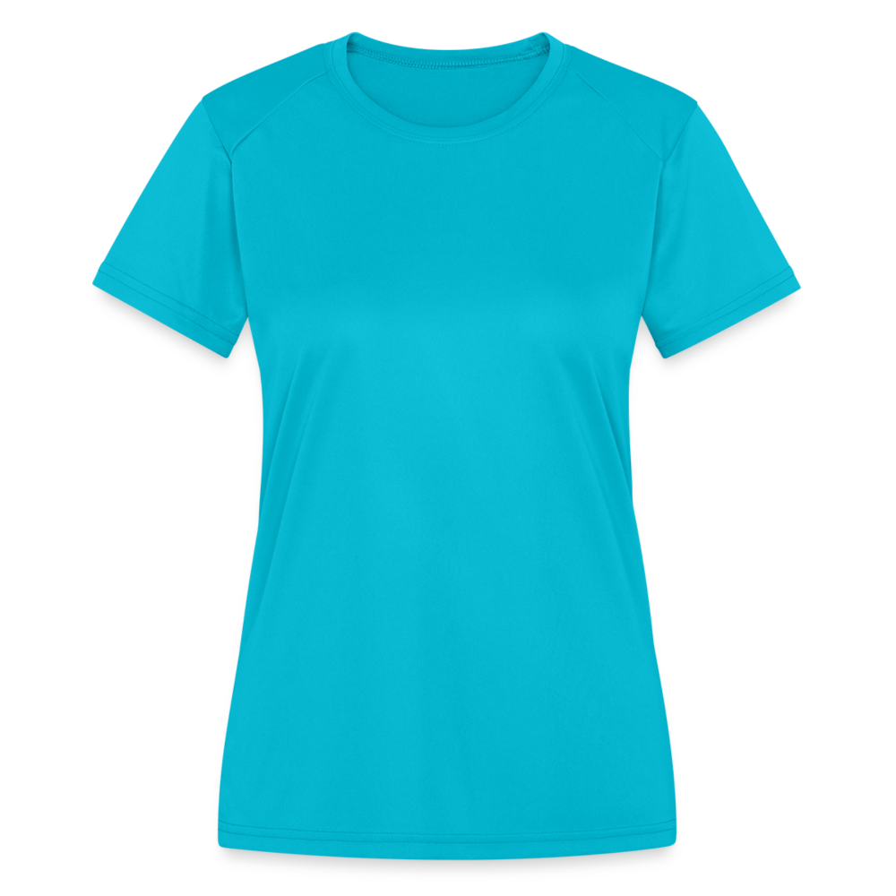 Women's Moisture Wicking Performance T-Shirt - turquoise