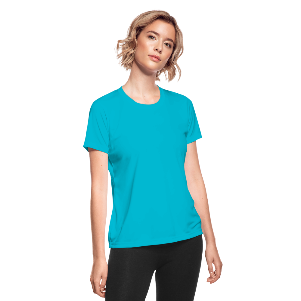 Women's Moisture Wicking Performance T-Shirt - turquoise