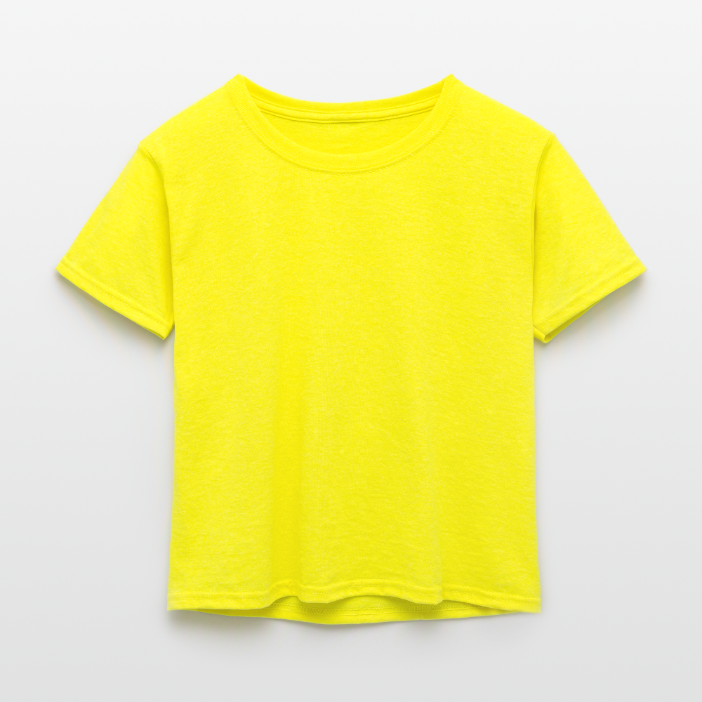 Kid's 50/50 Neon T-Shirt - neon yellow