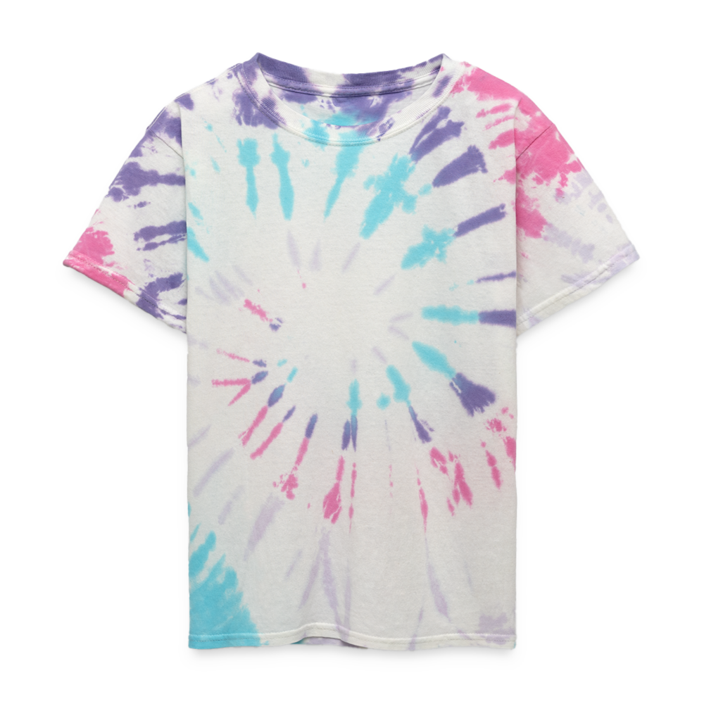 Kid's Tie Dye T-Shirt - Pastel Spiral