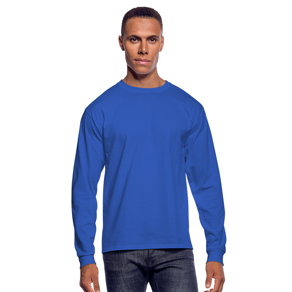 Men's Long Sleeve T-Shirt - royal blue