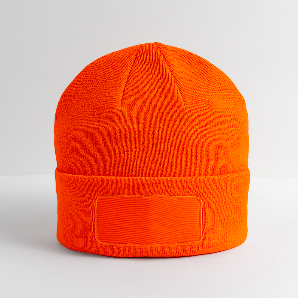 Patch Beanie - neon orange