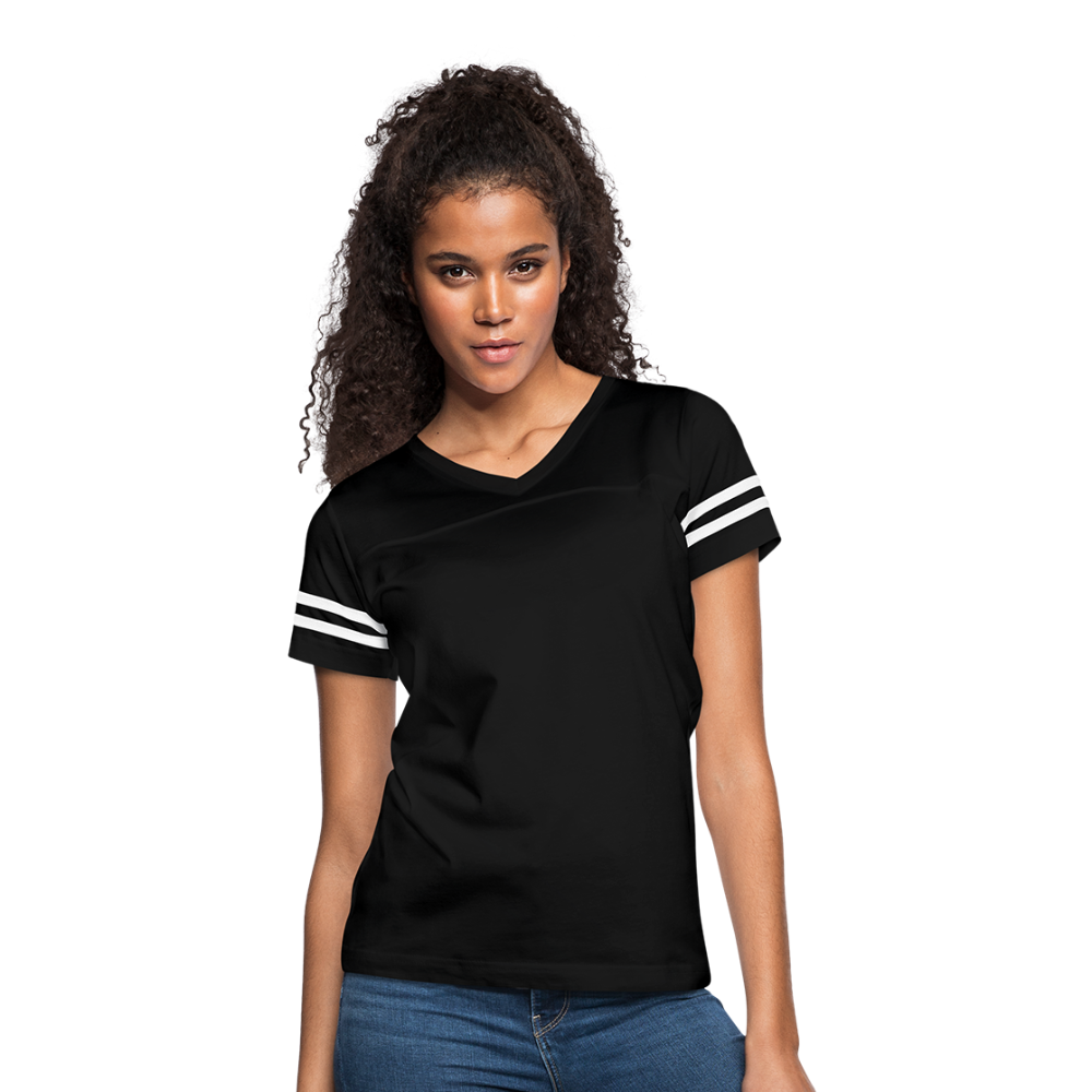 Women’s Vintage Sport T-Shirt - black/white