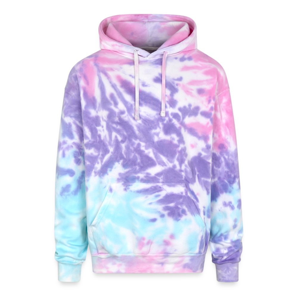 Adult Tie Dye Hoodie - cotton candy