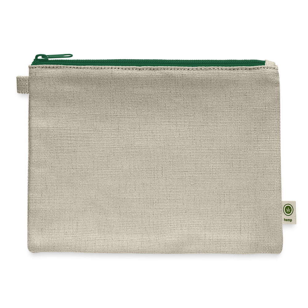 Carry All Pouch - natural/green