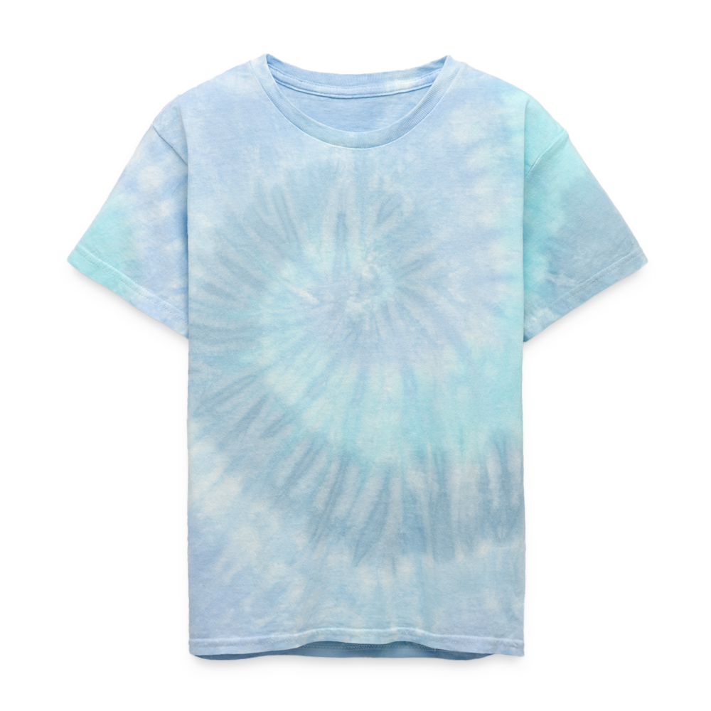 Kid's Tie Dye T-Shirt - blue lagoon