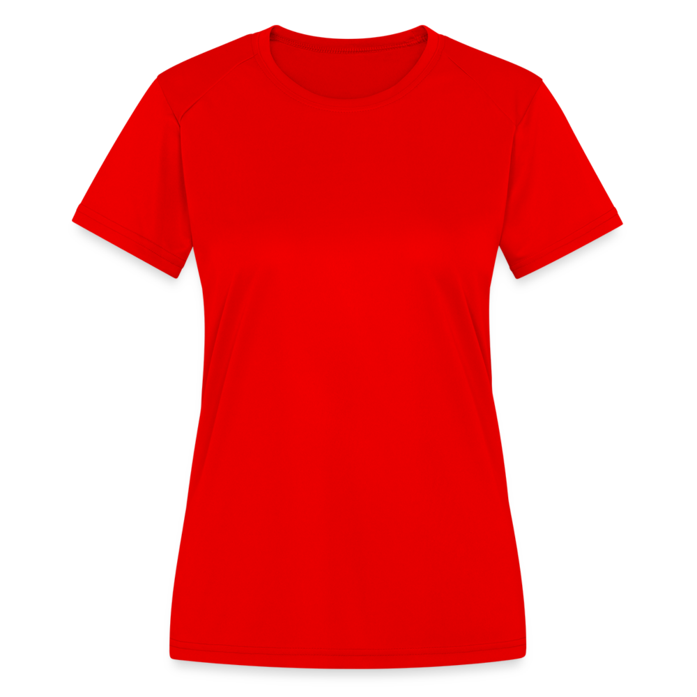 Women's Moisture Wicking Performance T-Shirt - red