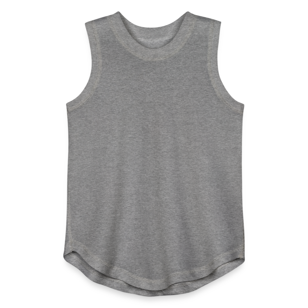 Youth Girls Relaxed Tank Top - granite heather 