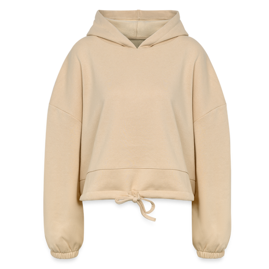 Women’s Cropped Hoodie - nude