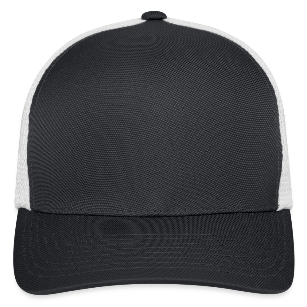 Flexfit Fitted Baseball Cap - dark gray/white