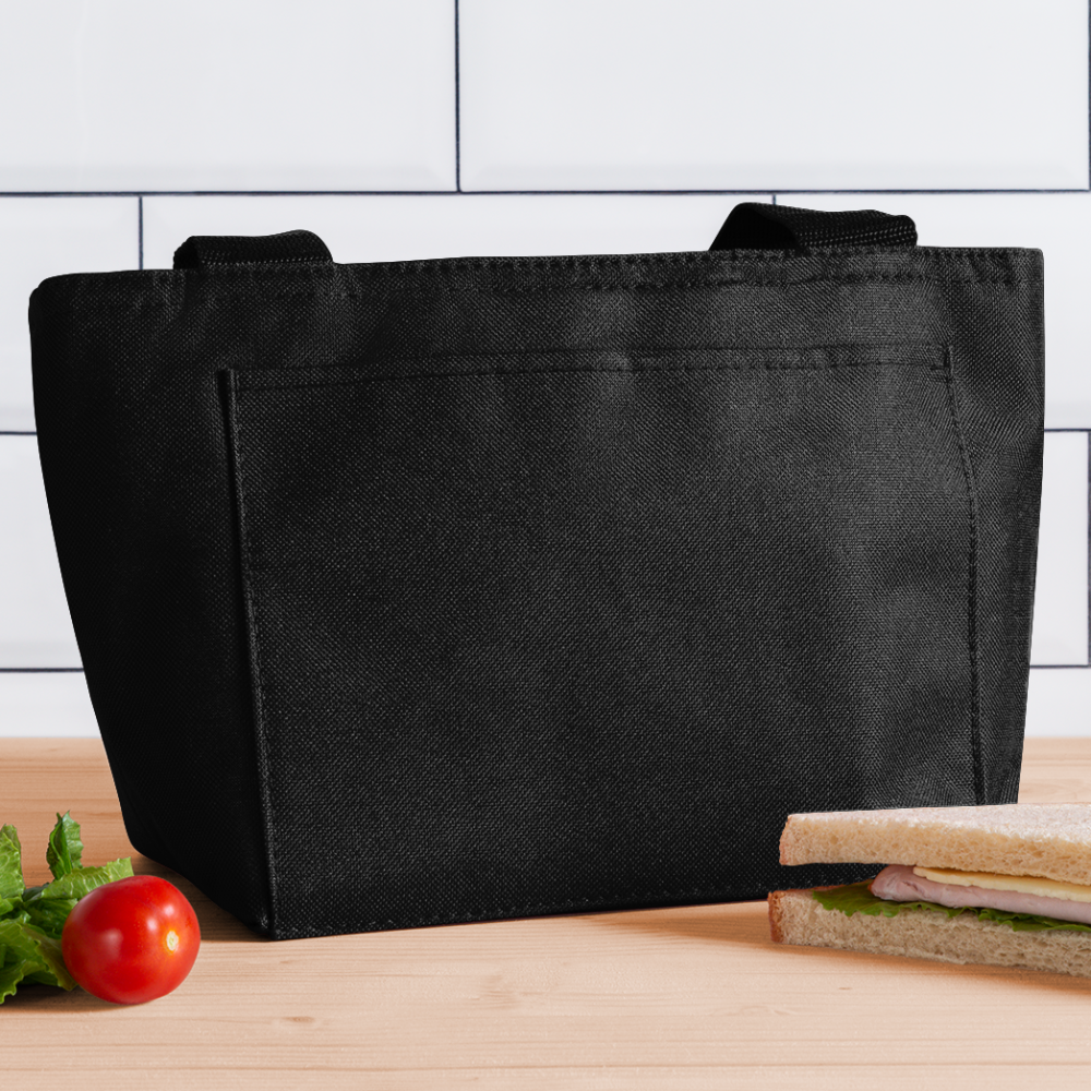 Recycled Insulated Lunch Bag - black