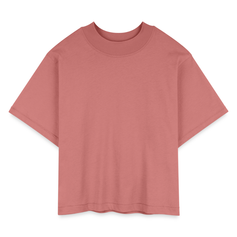 Women's Boxy Tee - mauve