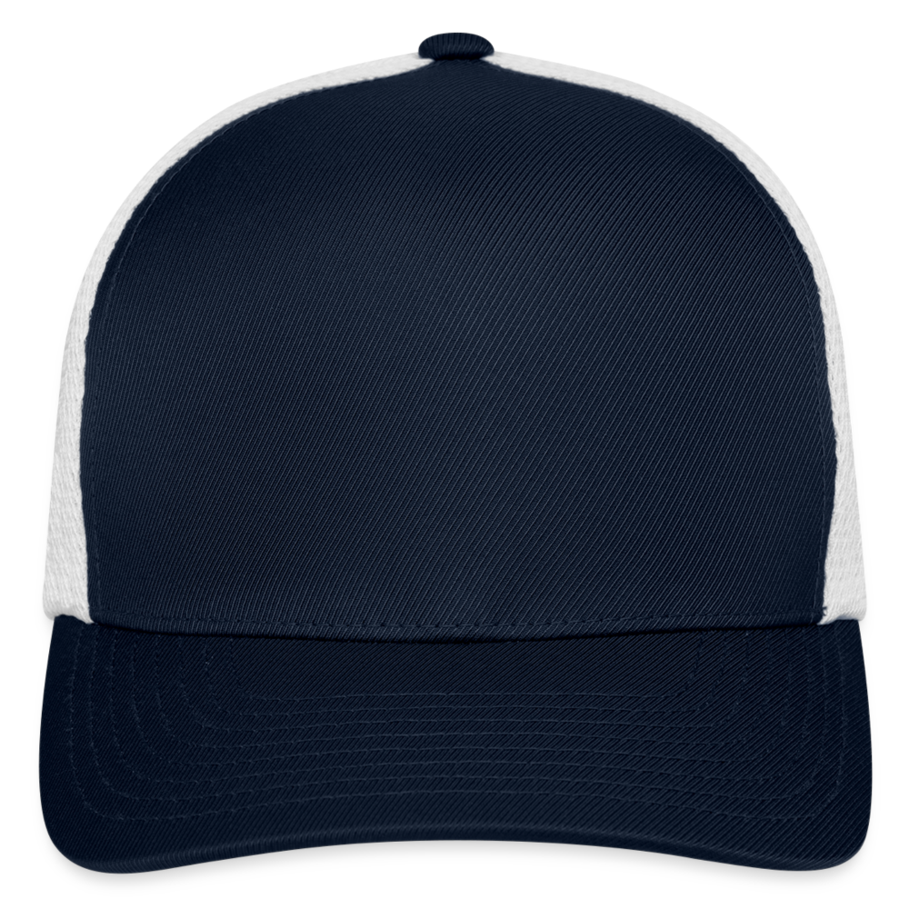 Flexfit Fitted Baseball Cap - navy/white