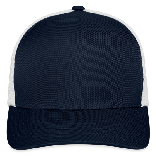 Flexfit Fitted Baseball Cap - navy/white