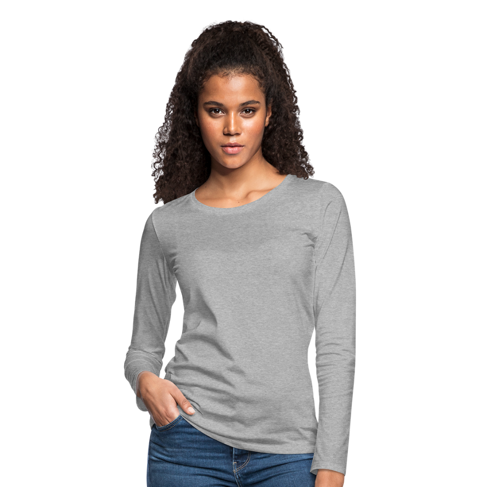 Women's Premium Long Sleeve T-Shirt - heather gray