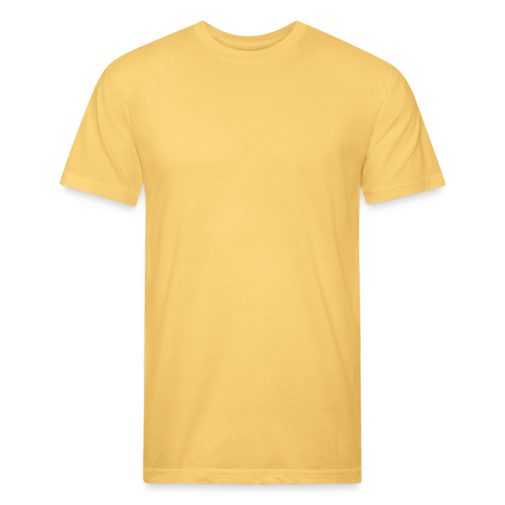 Fitted Cotton/Poly T-Shirt by Next Level - pastel yellow