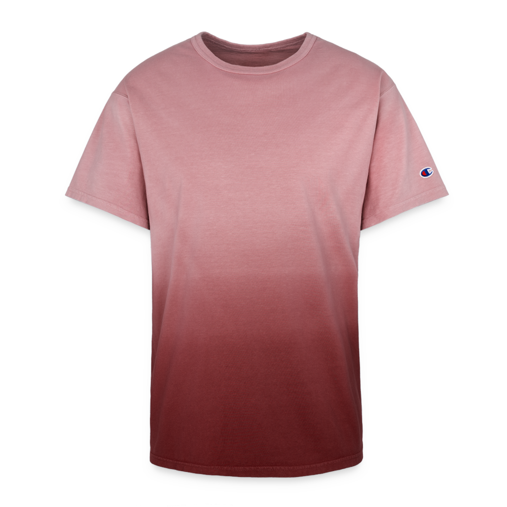 Champion Dip Dye T-shirt - maroon ombre