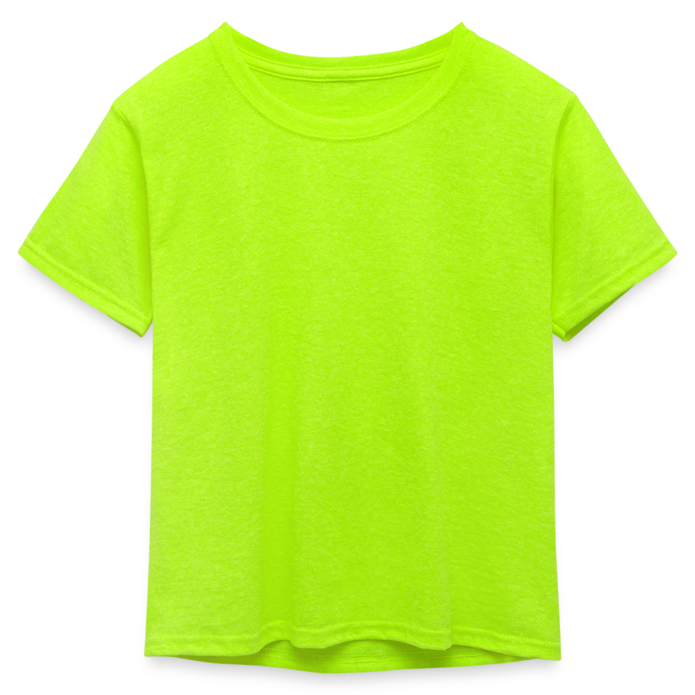 Kid's 50/50 Neon T-Shirt - neon green