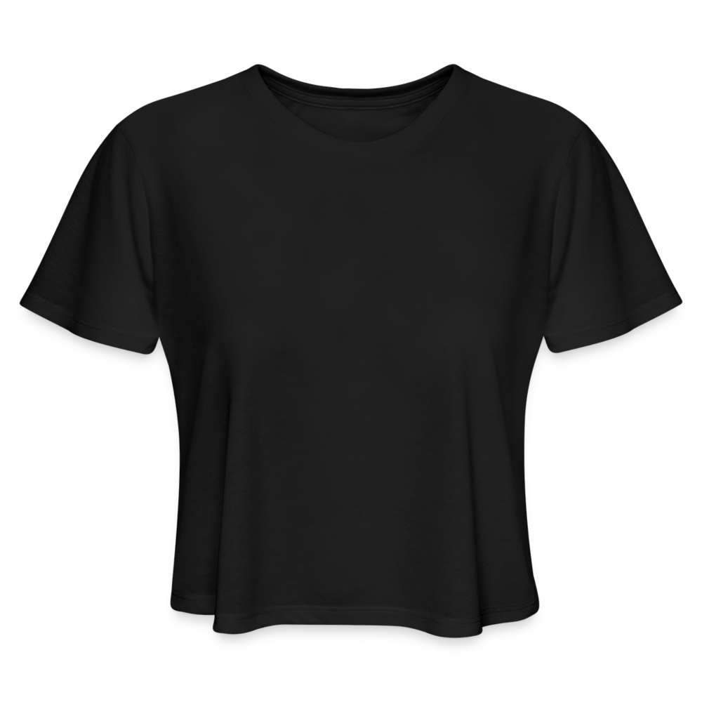 Women's Cropped T-Shirt - black