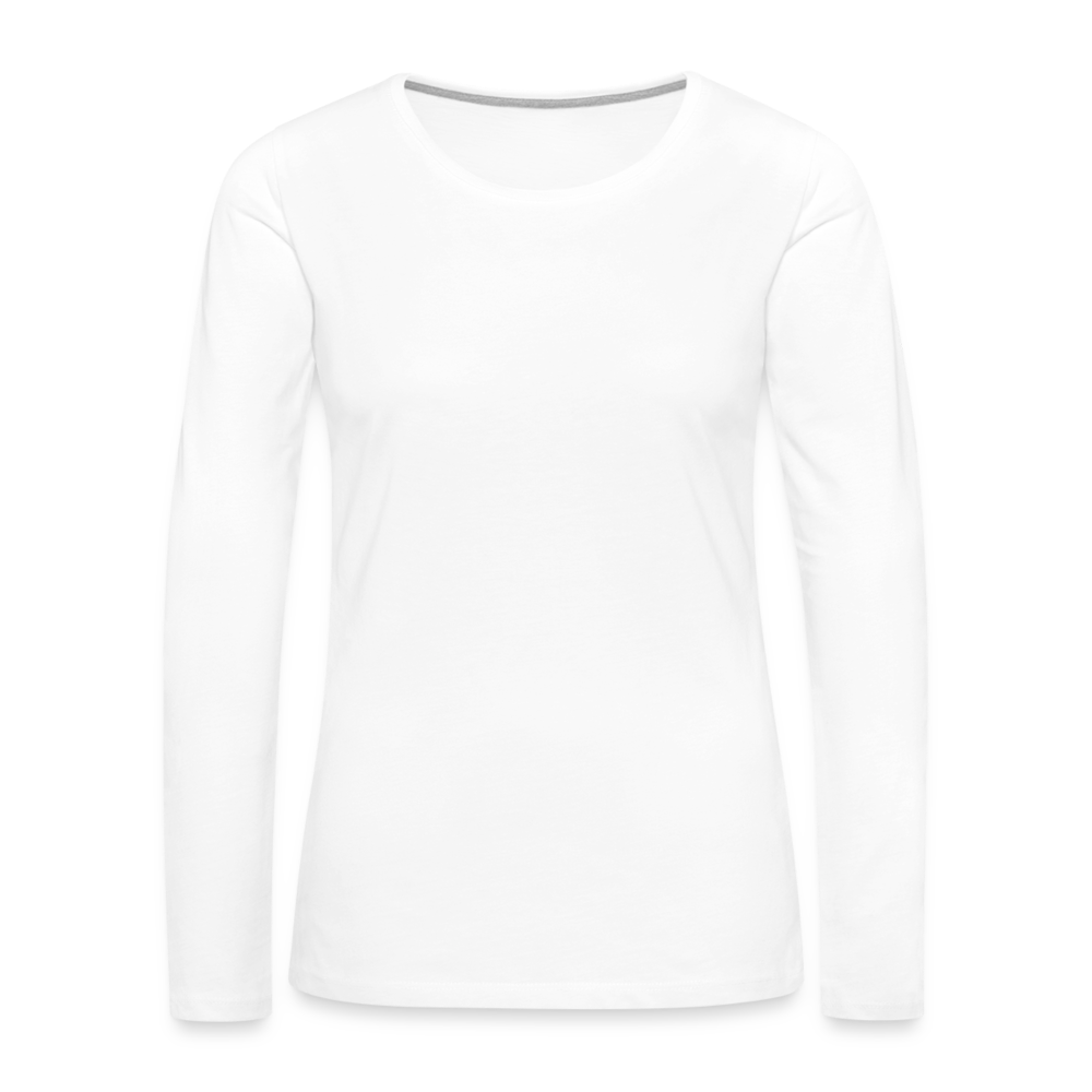 Women's Premium Long Sleeve T-Shirt - white