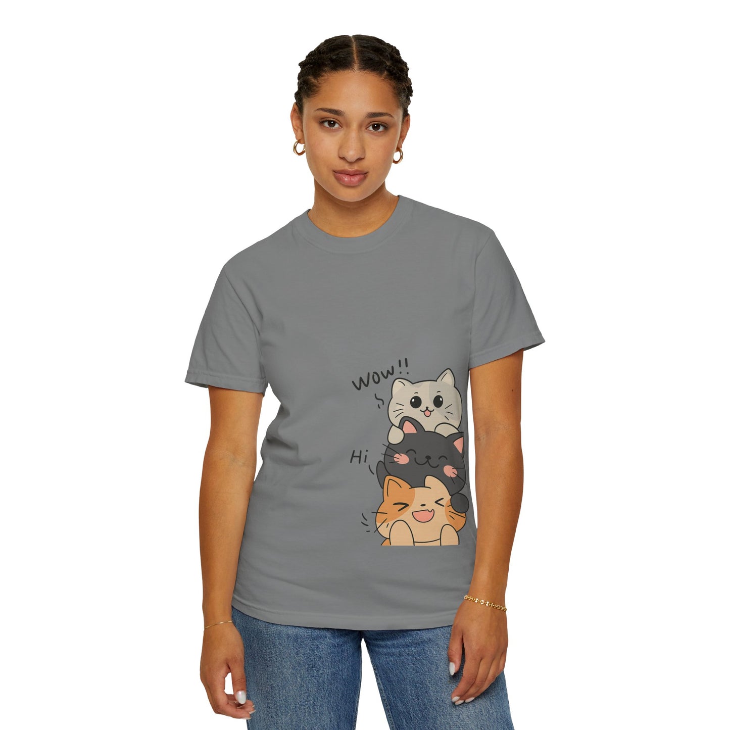 Cat Stack Unisex T-shirt for Cat Lovers