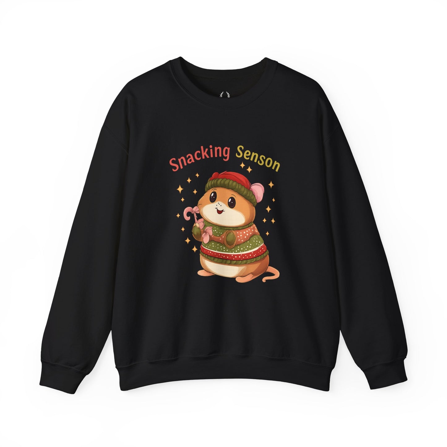 Snacking Season Hamster Christmas Sweatshirt Cute Holiday