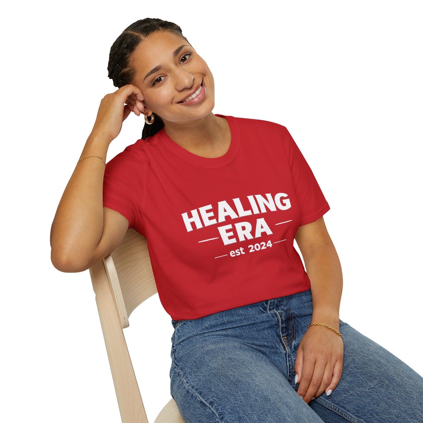 Healing Era T-Shirt | “Healing Era Est. 2024” Minimal Wellness Tee