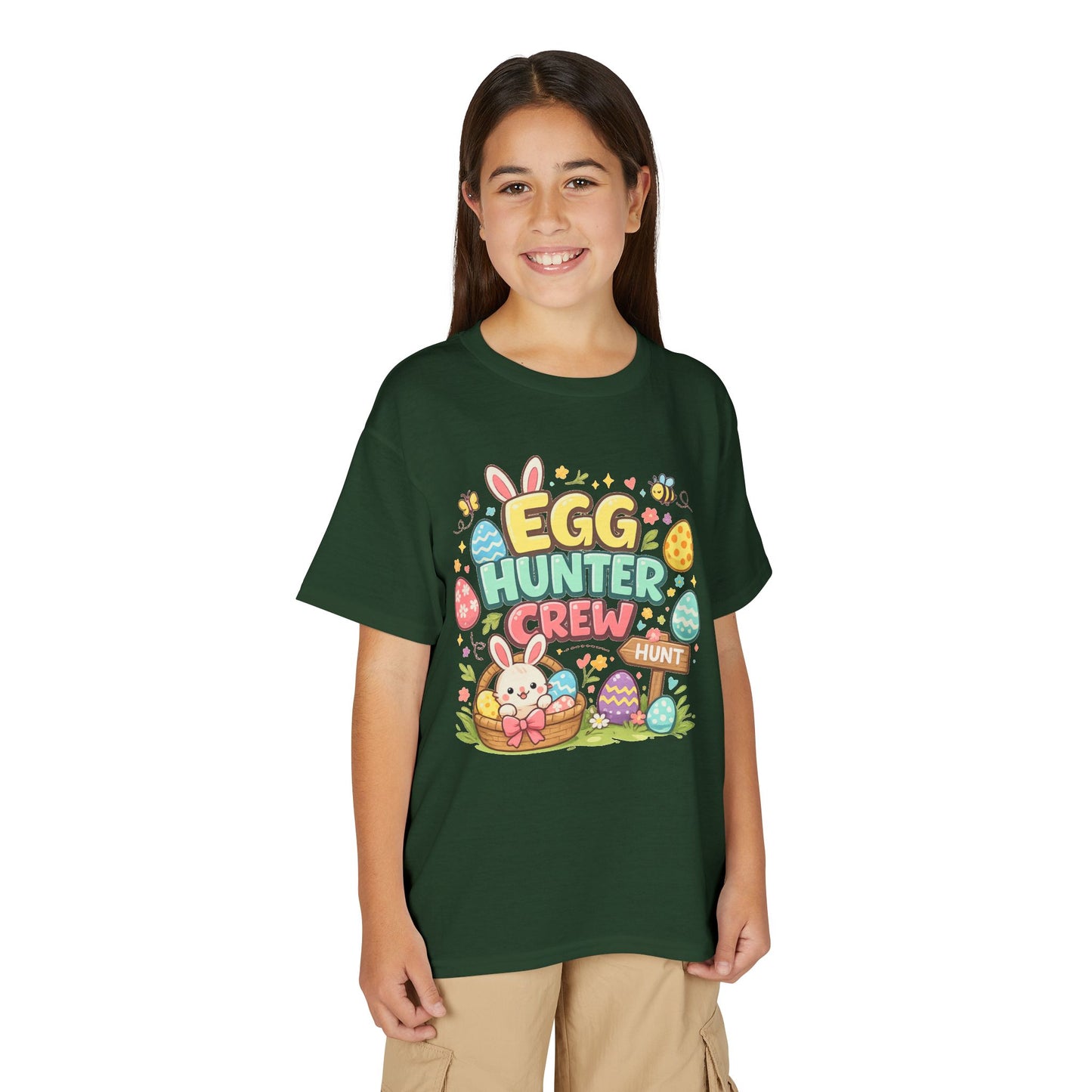 Egg Hunter Crew Youth T-Shirt — Kids Easter Bunny & Egg Hunt Tee