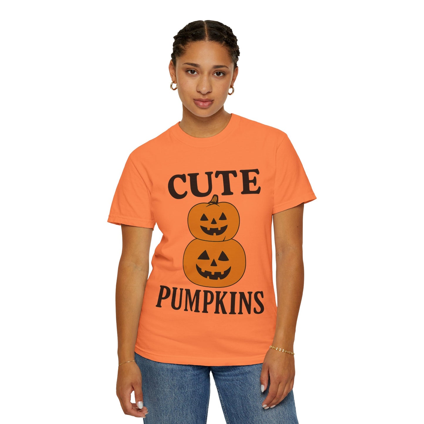 Cute Pumpkins Halloween T-Shirt – Funny Jack-O’-Lantern Graphic Tee for Men, Women & Kids