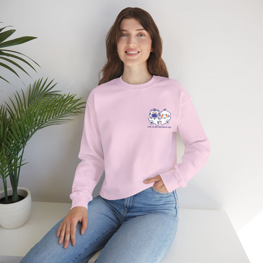 Crewneck Sweatshirt - Better Together Cute Companion