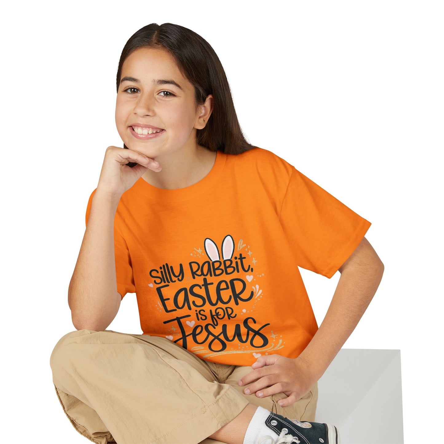Youth Easter Jesus T-Shirt — "Silly Rabbit, Easter is for Jesus" Kids Tee