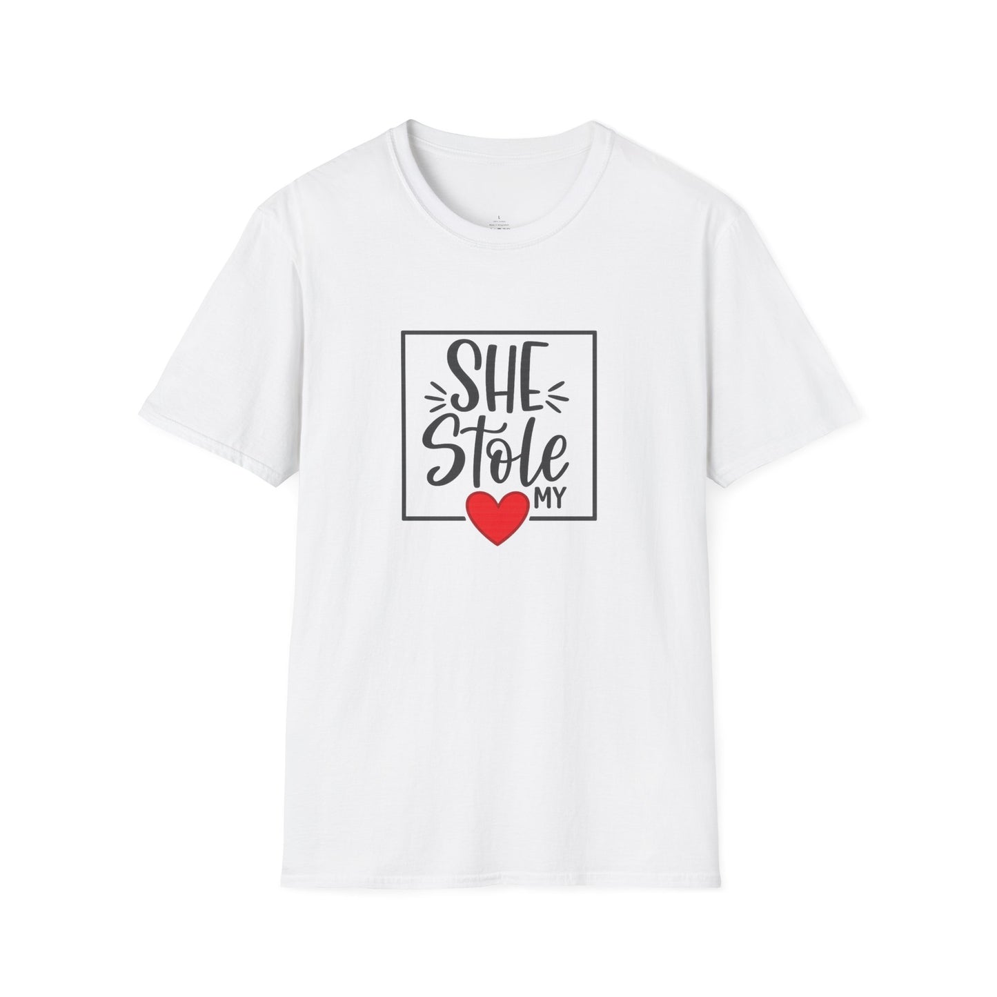 She Stole My Heart T-Shirt | Cute Couples Valentine Tee