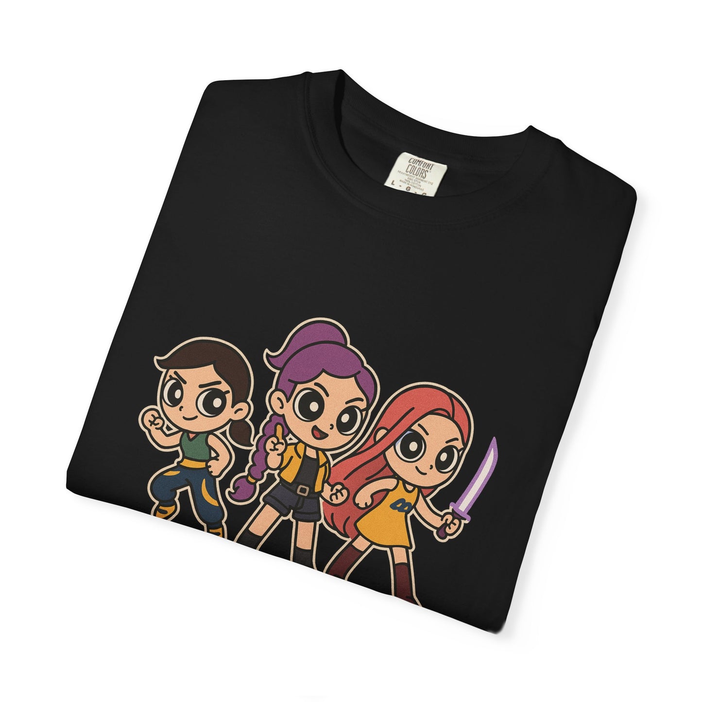 K-Pop Demon Hunters Cute Cartoon T-Shirt