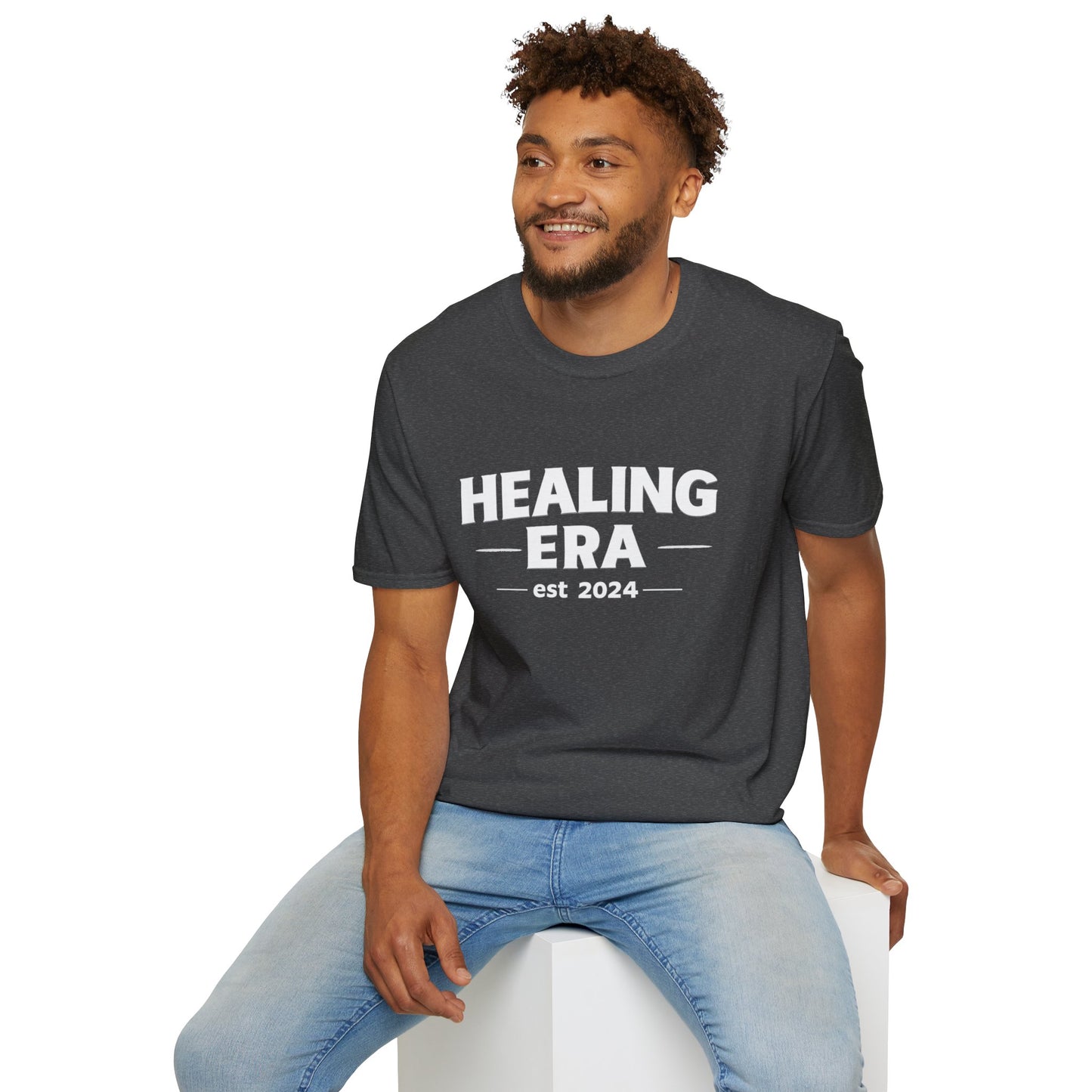 Healing Era T-Shirt | “Healing Era Est. 2024” Minimal Wellness Tee