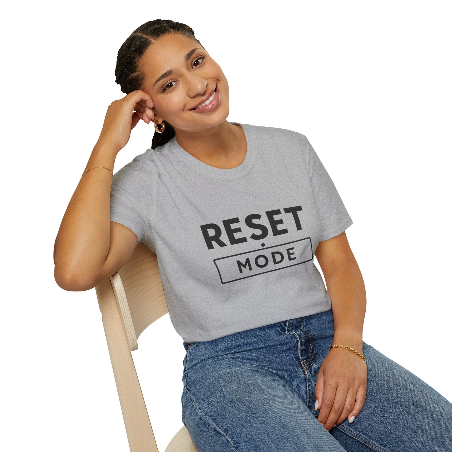 Reset Mode T-Shirt | Minimalist Motivational Graphic Tee