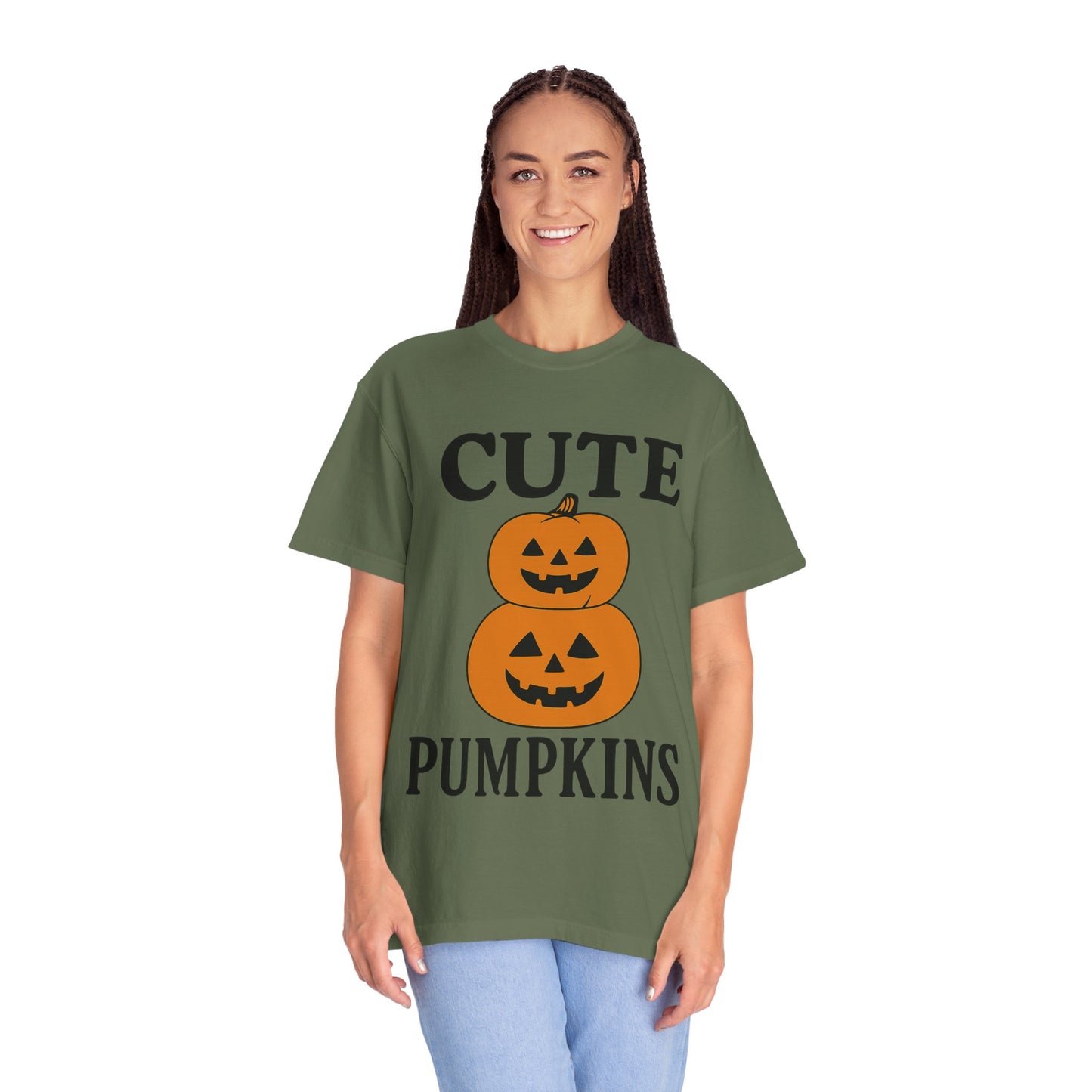 Cute Pumpkins Halloween T-Shirt – Funny Jack-O’-Lantern Graphic Tee for Men, Women & Kids
