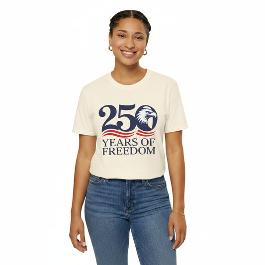 25 Years of Freedom Eagle T-Shirt | Patriotic Anniversary Tee