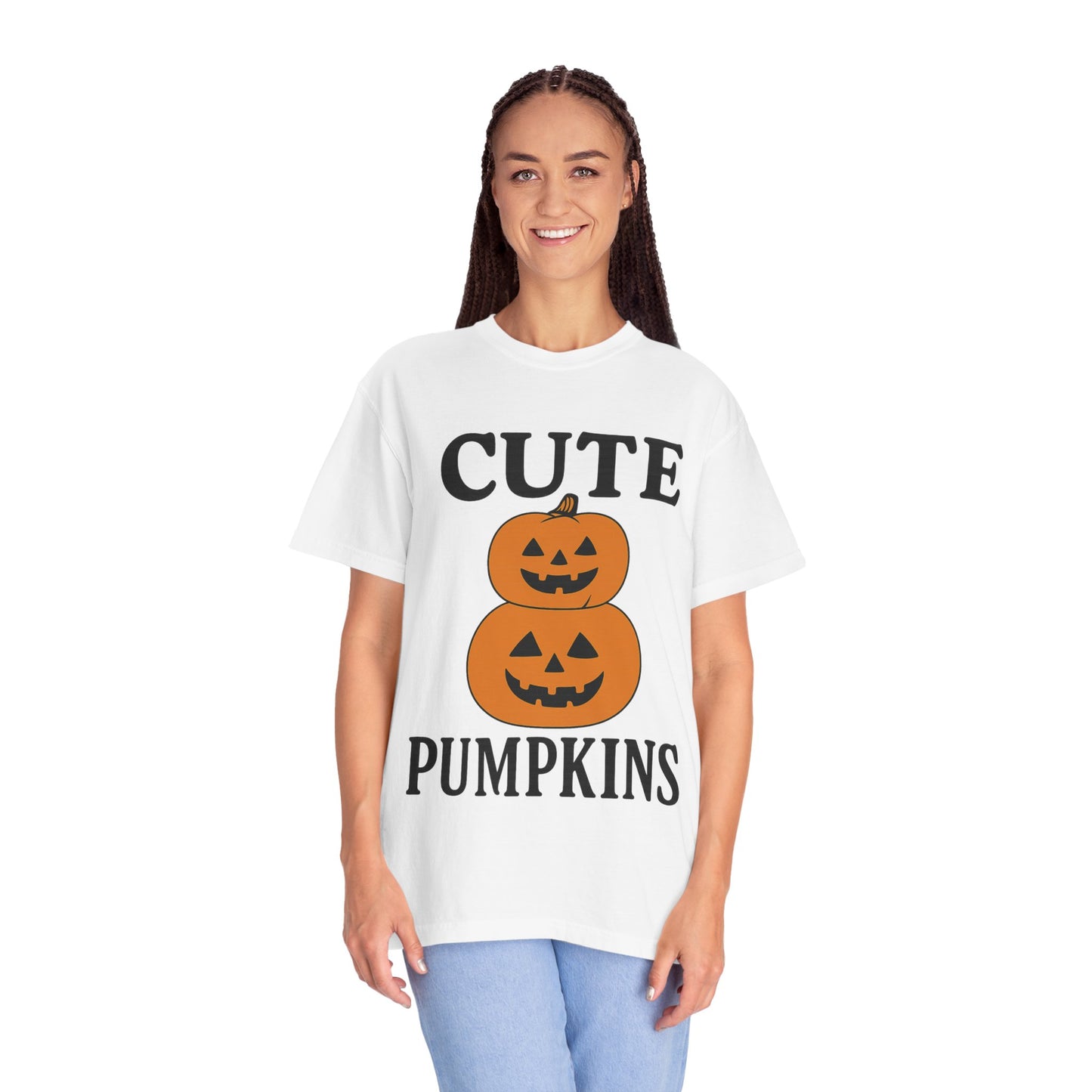 Cute Pumpkins Halloween T-Shirt – Funny Jack-O’-Lantern Graphic Tee for Men, Women & Kids