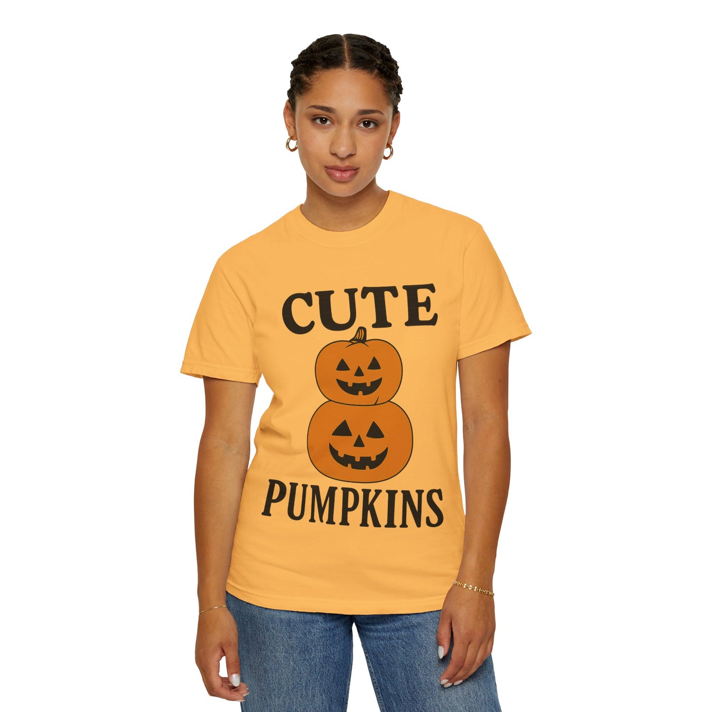 Cute Pumpkins Halloween T-Shirt – Funny Jack-O’-Lantern Graphic Tee for Men, Women & Kids