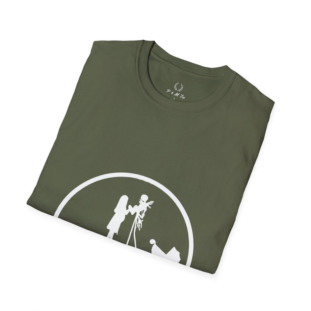 The Nightmare Before Christmas T-Shirt | Jack Skellington Sally Silhouette